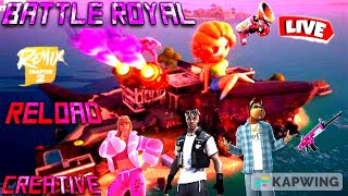 Fortnite Vibing with viewers Battle Royal  Reload amp Creative Links Litecraft cmd [upl. by Yeltsew]