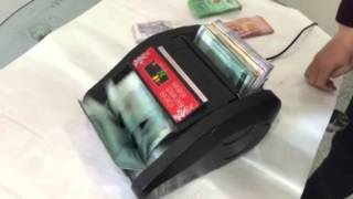 BIOSYSTEM BANKNOTES COUNTER BANK500 UVampMG [upl. by Beane]