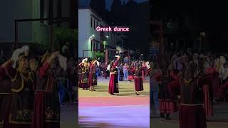 Traditional Greek dance in Kalambaka Meteora travel greece dance [upl. by Arayt]