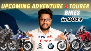 Upcoming Adventure Bikes in India 2024  BMW 1300 GS  hero Xpulse 400  tvs rtx 310 [upl. by Carvey]