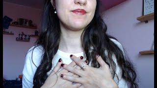 il mio primo video asmr in italiano   ASMR ITA  whispering [upl. by Ecirehc]