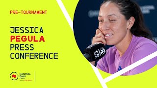 PRESS CONFERENCE  JESSICA PEGULA  PRETOURNAMENT  NBO24 [upl. by Ykcaj]