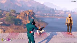 GTA 5 Crazy Ragdolls RED SPIDERMAN VS YELLOW MINION VS RED MINION Euphoria Physics and Funny 59 [upl. by Palgrave]