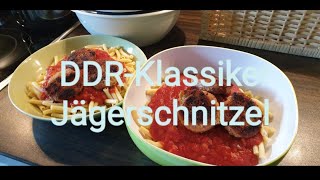 DDRKlassiker Jägerschnitzel heute auch vegetarisch  DampS kochen [upl. by Elfrida539]