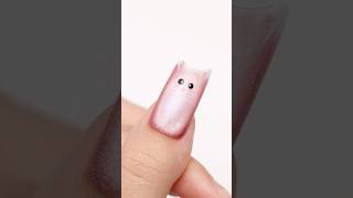 trending nails foryou naildesign Cute Cat Nails 🐱 [upl. by Terrel]