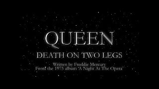 Queen  Death on Two Legs Official Lyric Video [upl. by Theodora645]