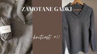 11 Zamotane gadki  Knitcast  Lava Man Sweater  DROPS Daisy [upl. by Einomrah]