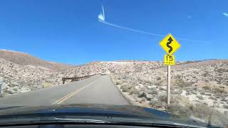 driving up to Dantes View  Death Valley [upl. by Baniez]