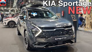 NEW Kia Sportage GTline 2023  VIsual REVIEW Trunk Size exterior amp interior [upl. by Ramar]