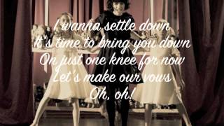 Kimbra  Settle Down Karaoke  Instrumental With Lyrics [upl. by Karlene]