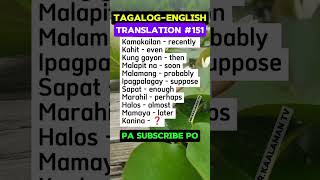 151 kanina kaninanews translation english englishlearning tagalog tagalog101 education [upl. by Rayna978]