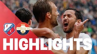 HIGHLIGHTS  FC Utrecht  Willem II [upl. by Cowden457]