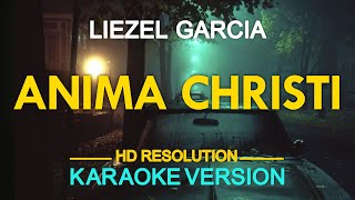 ANIMA CHRISTI  Liezel Garcia KARAOKE Version [upl. by Gabey]