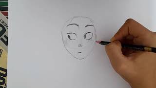 With this video you can draw any anime face [upl. by Brittain]