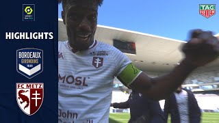 FC GIRONDINS DE BORDEAUX  FC METZ 1  2  Highlights  GdB  FCM  20202021 [upl. by Onid782]