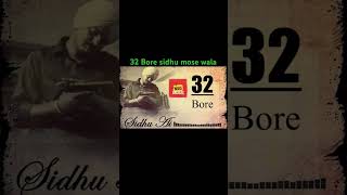 32 Bore song by sidhu mose wala Ai version viral sidhumosewala ytshorts short song [upl. by Eimmas]