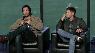 quotSupernaturalquot Cast Jared Padalecki amp Jensen Ackles w Zac Levi  Nerd HQ 2013 [upl. by Redliw495]