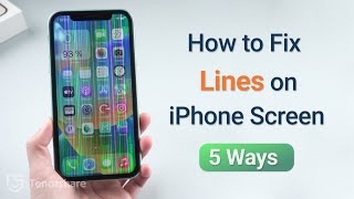 How to Fix Lines on iPhone Screen  5 Ways to Fix It  2024 Full Guide [upl. by Schulz]