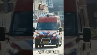 Uitruk brandweer duikers nico WO 133111 met spoed naar persoon te in Amsterdam [upl. by Coralie]