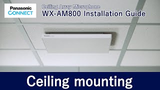 Installation Guide Ceiling Array Microphone Mounting [upl. by Eiduam]