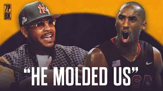 Carmelo Anthony Explains How Kobe Bryants Leadership Helped Team USA Bring Home Gold in 2008 [upl. by Karalynn323]