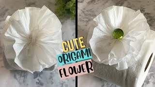 How to Fold Toilet Paper Like a Hotel🌺 [upl. by Funda897]