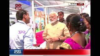 Prime Minister Shri Narendra Modi visits SELL Solar Ecosystem by Local for Local [upl. by Levenson]