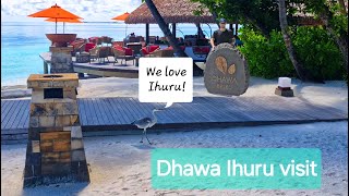 Visiting Dhawa Ihuru Maldives ⛱ [upl. by Goer]