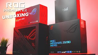 VLOG ROG Premuim Kit UNBOXING ft ROG Maximus Z690 HERO  Intel 12th Gen Alder Lake 12900K [upl. by Aivart]