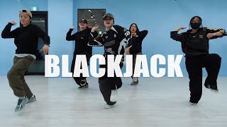 Amine – BLACKJACK  HABI Choreography Beginner Class [upl. by Yerak505]