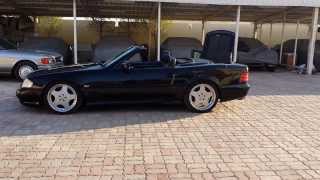 alyehlis MB 1998 Black R129 AMG SL 60 71000Km  From 0  200 KMH [upl. by Rogers]