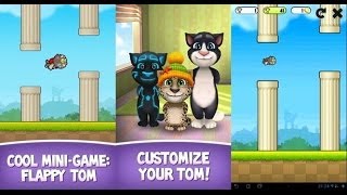 Flappy Tom  My Talking Tom GamePlay HD [upl. by Eenahpets650]