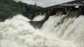 Kerala Floods Overflowing PERINGALKUTHU DAM Video  Dam All Gates opened [upl. by Frechette]