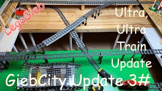 LegoGieb City Ultra Update 3 Lang Train Compact Track Langer compacter Eisenbahnkreis [upl. by Chitkara]