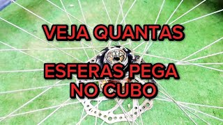 VOCÊ SABE QUANTAS ESFERAS PEGA NO CUBO DA BIKE bike dicas [upl. by Seuqram]