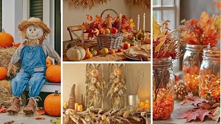 Traditional Harvest Decor Embracing the Warmth and Abundance of the Season [upl. by Gunther]