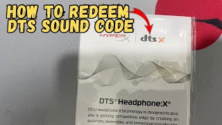 CARA REDEEM KODE DTS SOUND  HOW TO REDEEM DTS SOUND CODE [upl. by Estrellita]