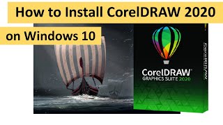 How to Install CorelDRAW 2020 64bit on Windows 10 [upl. by Yeznil]