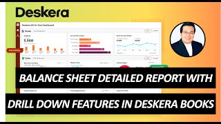 Balance Sheet Detailed Report with Drill Down Features in Deskera Books [upl. by Nesta]