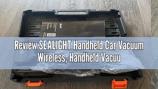 Review SEALIGHT Handheld Car Vacuum Wireless Handheld Vacuum Cleaner with 21000pa High Power Suctio [upl. by Marou171]