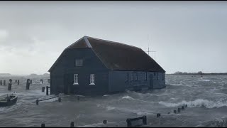 Storm Eunice Bosham [upl. by Ellimac113]