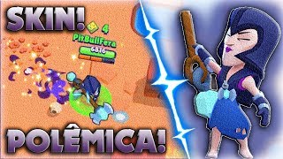 LIBEREI A NOVA SKIN DO MORTIS BRUXA SOMBRIA  BRAWL STARS [upl. by Corabella]