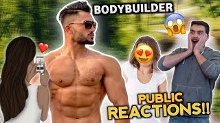 First Pakistani Bodybuilder In Public 😱  Bodybuilder Public Reaction Vlog  Syed Bilal [upl. by Melloney458]