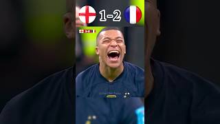 ENGLAND vs FRANCE  WORLD CUP 2022  Mbappe Reaction shorts [upl. by Uolyram378]