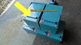 Elektro Kabinenroller Umbau auf größere Reichweite von 45Ah auf 58Ah Akkus httpsebayusYh7mdI [upl. by Awahsoj]