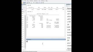 Data analysis in STATA  mean SD [upl. by Lamej]