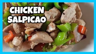 CHICKEN SALPICAO  Easy amp Healthy Chicken Salpicao Recipe [upl. by Lemrahs]