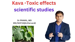 Kava and its Toxic effects scientific studies Dr Pramil MD MS FACP [upl. by Other]