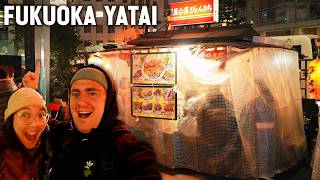 Exploring Fukuokas Incredible Yatai Street Food Stall Culture Street food in Japan [upl. by Mears]