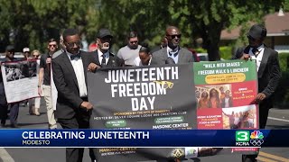 Celebrating Juneteenth in Modesto [upl. by Tedmund996]